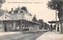 18-SAINT-AMAND-MONTROND- GARE DU P.O. - Saint-Amand-Montrond