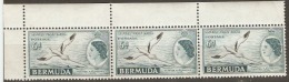 Delcampe - Bermuda  1953  SG 151  Royal Vist Corner Trio  Unmounted Mint - Bermuda