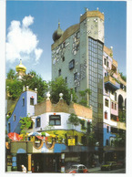 Delcampe - AUTRICHE. Hundertwasser Architecture, WIEN, Postcard Sent To Andorra, With Arrival Postmark - Monumentos