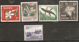 Delcampe - Nauru 1963 SG  58-63  Values To 2/3d Fine Used - Nauru