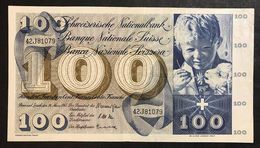Svizzera 100 Francs Franken Franchi 1963 LOTTO 1972 - Zwitserland