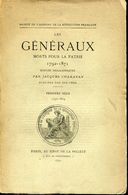 Delcampe - CHARAVAY J. - GENERAUX MORT POUR LA PATRIE 1792/1804 - EDIT. BROCHÉ 120 PAGES DE 1893 -FAC-SIMILE DES SIGNATURES - B & R - Bibliographies