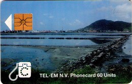 ST. MAARTEN (ANTILLAS HOLANDESAS). TEM-0005A. BEACH. 60U. (001) - Antilles (Neérlandaises)