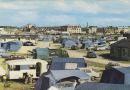 Delcampe - Courseulles Sur Mer 14 - Vue Du Camping - Automobiles - Courseulles-sur-Mer