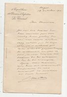Delcampe - MILITARIA , Lettre Du Général Mathis , 18 E Division D'Infanterie , 9e Corps D'Armée , 1900 ,  Frais Fr : 1.55 E - Non Classificati
