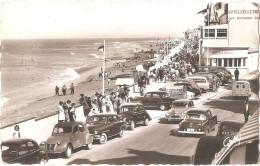 Delcampe - Dépt 14 - SAINT-AUBIN-SUR-MER - La Plage - CPSM 9 X 14 Cm - Automobiles Anciennes - Saint Aubin