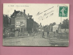 Delcampe - CPA  - Ham - Pont Et Rue De Chauny - Ham
