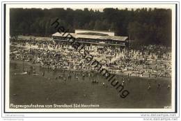 Delcampe - Mannheim - Strandbad Süd - Foto-AK - Flugzeugaufnahme - Mannheim