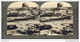 Delcampe - Palästina - Jerusalem - Berg Moriah - Tempel Altar - Dom Des Felsens - Keystone View Company - Stereofotographie - Palästina