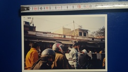Delcampe - PHOTO  EN INDE DEUX SUPER MOTARDS - Motorräder