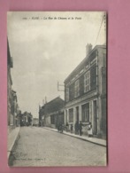 Delcampe - CPA  - Ham - La Rue De Chauny Et La Poste - Ham