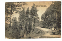 Delcampe - CPA - Carte Postale - France -Bourg-Lastic- Route Dans Les Bois -S1235 - Riom