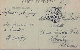 Delcampe - 1920 , MARRUECOS FRANCÉS , TARJETA POSTAL CIRCULADA , LAGHOUAT - ABBEVILLE - Covers & Documents