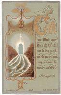 IMAGE PIEUSE RELIGIEUSE HOLY CARD SANTINI HEILIG PRENTJE BOUASSE 3357 C'est Par Marie Que Dieu Est Descendu Sur La Terre - Devotion Images
