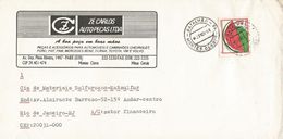 LSJP COVER (2) STAMP FRUIT  WATERMELON SERRILHADO 1999 - Brieven En Documenten