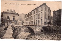 Delcampe - CPA GARD.VALLERAUGUE.LE PONT SUR L'HERAULT ET L'USINE - Valleraugue