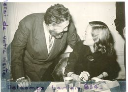 - Photo De Presse - Original - Michel SIMON, Michéle MORGAN,nouveau Film, 28-01-1948, TBE, Scans. - Célébrités