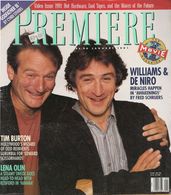Magazine Première En Anglais, Vol 4 N° 5 - Robin Williams, Robert De Niro, Lena Olin, Tim Burton - Janvier 1991 - Kultur