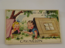 Delcampe - VAUCLUSE-CAVAILLON CARTE A SYSTEME - Cavaillon