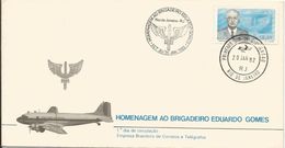 Delcampe - LSJP FDC BRIGADEIRO EDUARDO GOMES AVIATION 1982 - FDC