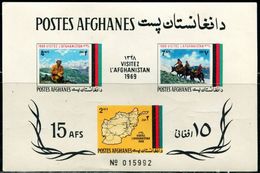 Delcampe - AS5163 Afghanistan 1969 Travel Flag Map Aboriginal S/S MNH - Briefmarken