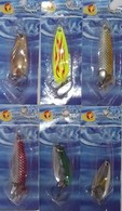 LOT DE 6 CUILLERES . - Fishing