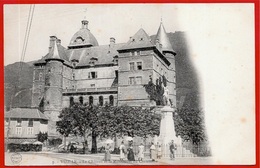 Delcampe - CPA 38 VIZILLE Isère - Le Château Et Le Monument Du Centenaire - Vizille