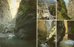 Delcampe - CP Suisse VS - Vernayaz, Les Gorges Du Trient, Multi-vues - Valais - Trient