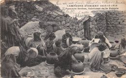 Delcampe - ¤¤  -  SERBIE  -  Campagne D'Orient 1914-15-16  -  Femmes Serbes, Fabricant De La Poterie  -  Petit Métier   -  ¤¤ - Serbien