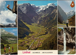 Linthal (Schweiz) Am Klausen - Klettern/Alpinisme, Fahnenschwingen/Lancer De Drapeau  Etc. - (Glarus/Suisse) - Linthal