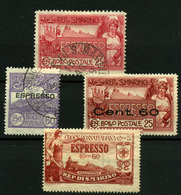 3429- San Marino Nº 1/2, 3, 4 - Express Letter Stamps