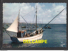 Delcampe - DF / BATEAUX / PÊCHE / THONIER AVEC SES TANGONS PRETS POUR LA PÊCHE DANS UN PORT DE CORNOUAILLE - Fischerei