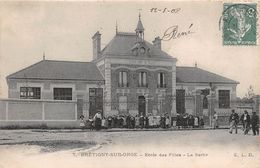 Delcampe - ¤¤  -    BRETIGNY-sur-ORGE    -   Ecole Des Filles  -  La Sortie   -  ¤¤ - Bretigny Sur Orge