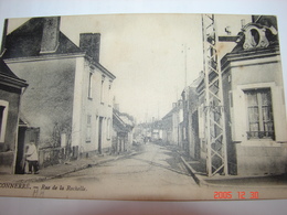 Delcampe - C.P.A.- Connerré (72) - Rue De La Rochelle - 1927 - SUP (AJ 4) - Connerre