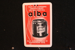 Playing Cards / Carte A Jouer / 1 Dos De Cartes Avec Publicité / ALBA Foyer Chauffage D'appoint Feu Continu - Altri & Non Classificati