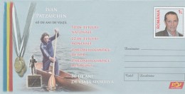 Delcampe - 6670FM- IVAN PATZAICHIN, CANOE, COVER STATIONERY, 2014, ROMANIA - Kanu