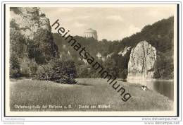 Kehlheim - Befreiungshalle - Partie Am Klösterl - Foto-AK - Kelheim