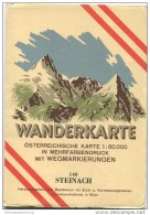 148 Steinach 1950 - Wanderkarte Mit Umschlag - Österreichischen Karte 1:50.000 - Herausgegeben Vom Bundesamt Für Eich- U - Mappemondes