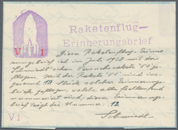 00631 Raketenpost: Friedrich Schmiedl Friedrich Schmiedl Was Born On 14.05.1902 In Schwertberg In Upper Au - Altri & Non Classificati