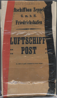 00632 Zeppelinpost Deutschland: 1908, LZ 4, ZEPPELIN MAIL DROPPING BAG. Multiple One Line "Werft-Seemoos". - Luchtpost & Zeppelin