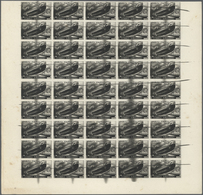 00664 Thematik: Schiffe-U-Boote / Ships-submarines: 1938, Spain. Complete Set SUBMARINE (6 Values) In Blac - Barcos