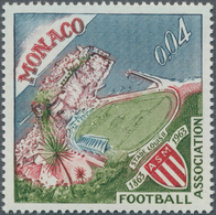 00669 Thematik: Sport-Fußball / Sport-soccer, Football: 1963, Monaco, French Champion "AS Monaco", 0.04fr. - Altri & Non Classificati