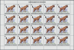 00672 Thematik: Tiere, Fauna / Animals, Fauna: 1982, Burundi. ANIMALS. Set Of 13 Values In Complete Sheets - Andere & Zonder Classificatie