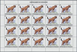 00672 Thematik: Tiere, Fauna / Animals, Fauna: 1982, Burundi. ANIMALS. Set Of 13 Values In Complete Sheets - Autres & Non Classés