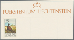 00675 Thematik: Tiere-Vögel / Animals-birds: 1990, Liechtenstein. Hunting. Complete IMPERFORATE Set (3 Val - Other & Unclassified