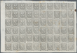 00741 Italien - Altitalienische Staaten: Modena - Zeitungsstempelmarken: 1852: Proofs Of Postage Dues Stam - Modène