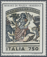 00995 Italien: 1993, "Mosaics Of Piazza Armerina", 750 Lira With The Missing Yellow Print, MNH. One Stamp - Marcophilie