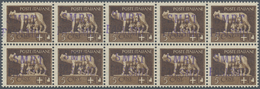 01036 Italien - Lokalausgaben 1944/45 - Lagosta: 1943: Lagosta: 5 Cents Brown "Imperiale" With Overprint " - Other & Unclassified