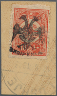 01106 Albanien: 1913, Double Headed Eagle Overprints, 10pi. Vermilion, Fresh Colour And Normally Perforate - Albania