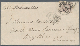 01112 Belgien: 1875, 1 F Bright Lilac, Single Franking On Cover From BRUXELLES, 29 JUIL 1875, Sent Via Tra - Other & Unclassified